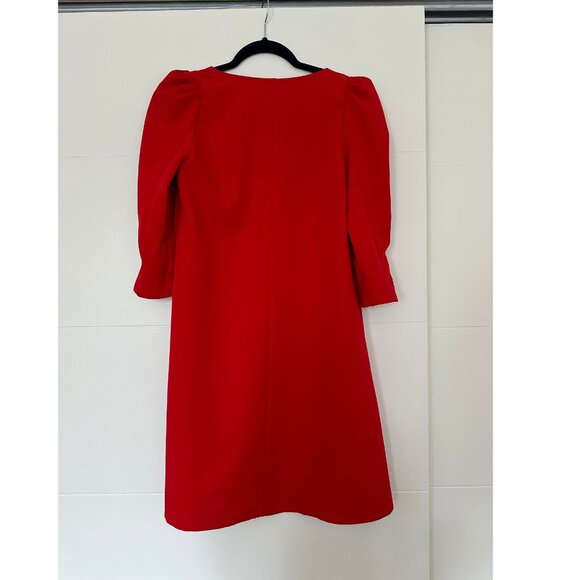 Red V-Neck Dress by RINASCIMENTO - New Without Tags - Picture 3 of 7